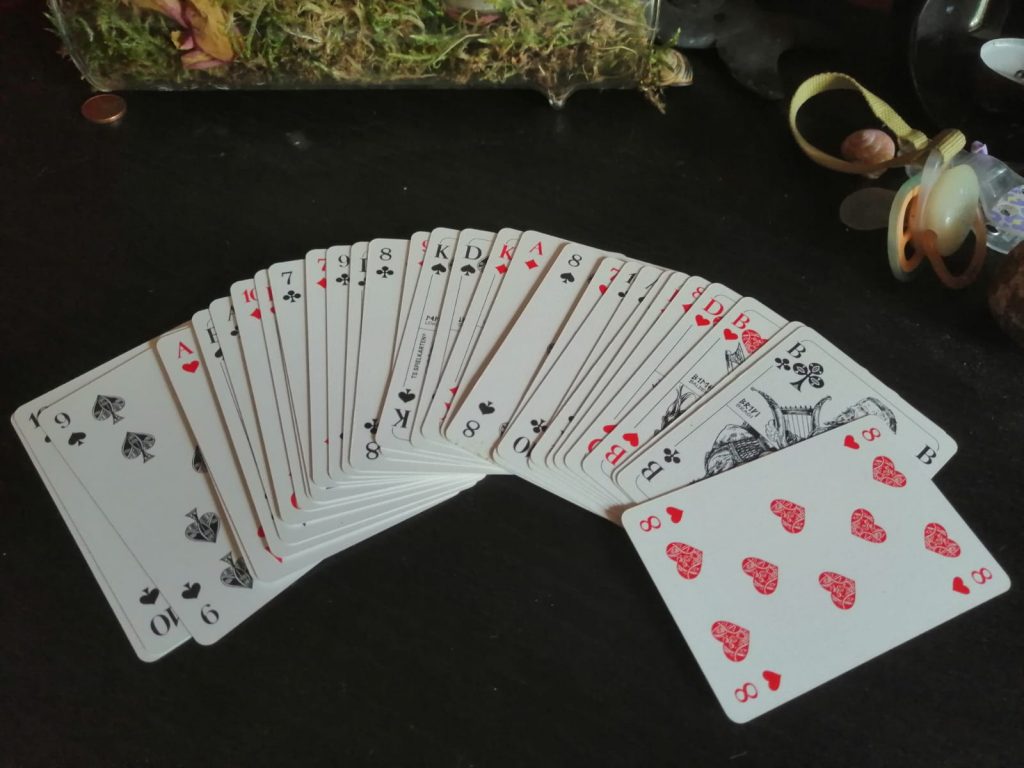 Kartenlegen mit Skatkarten